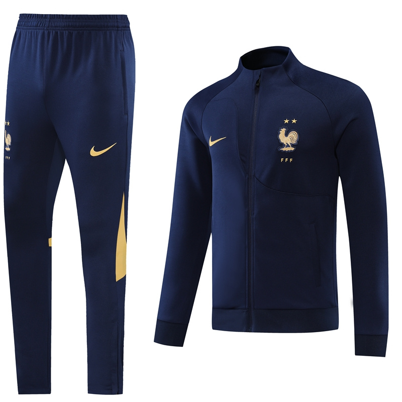 AAA Quality France 22/23 Tracksuit - Navy Blue
